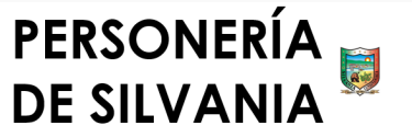 PERSONERIA DE SILVANIA